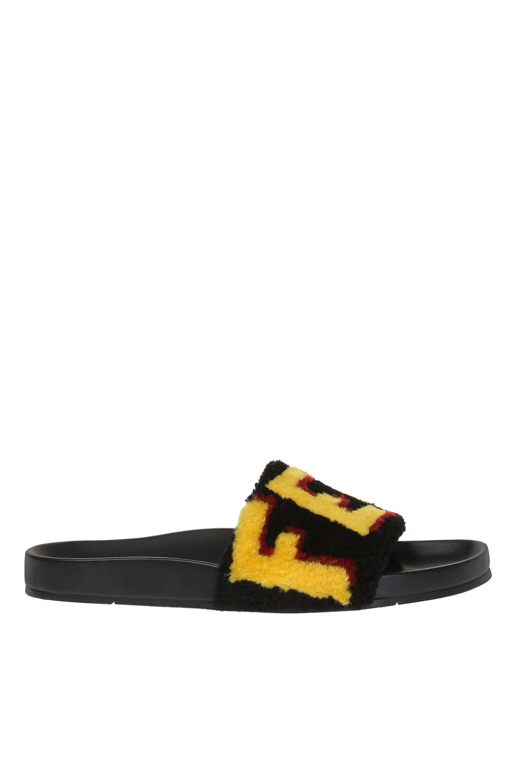 Fendi top monster slippers